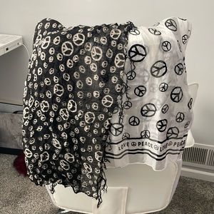Peace Sign Scarfs